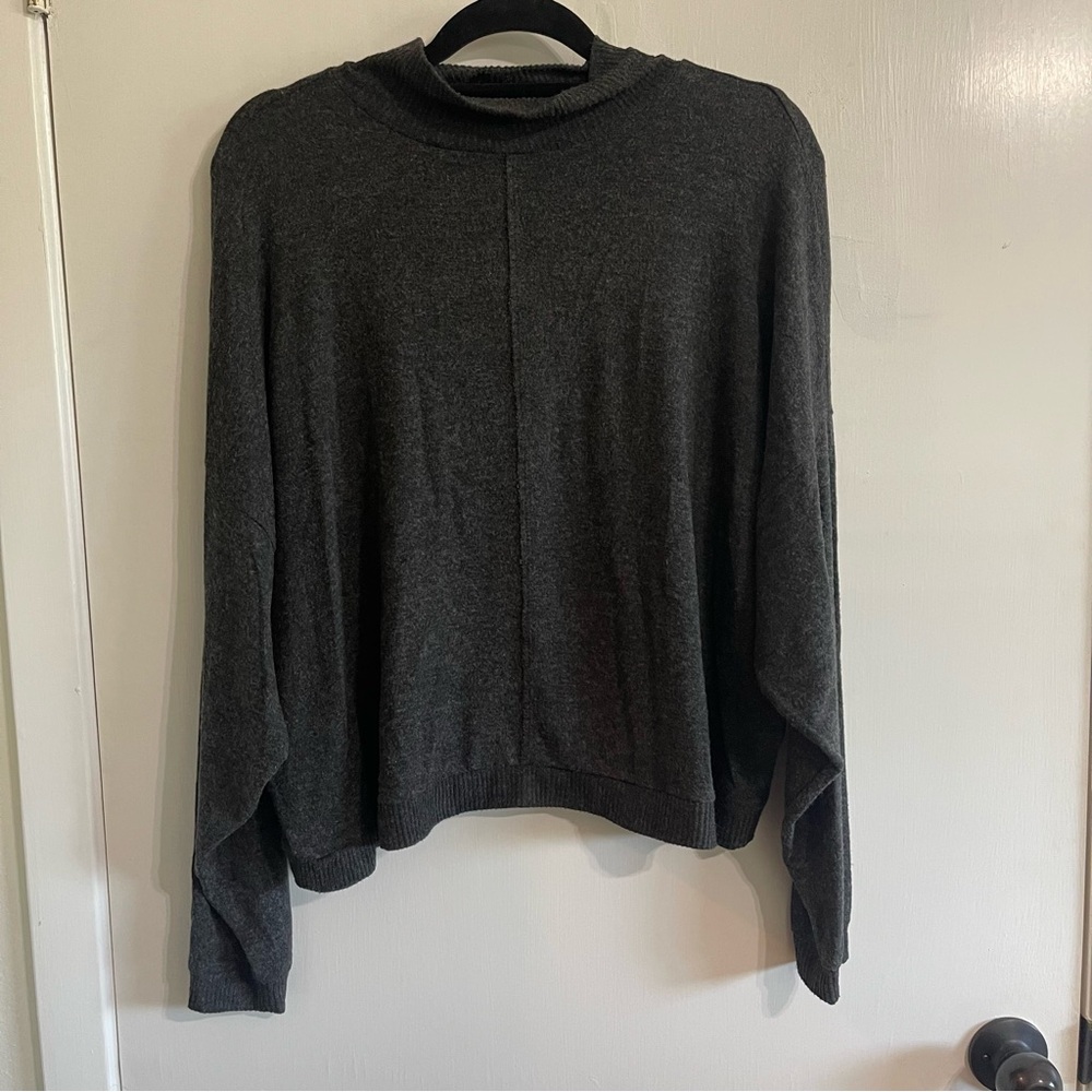 Lucky Brand Charcoal Turtleneck Sweater